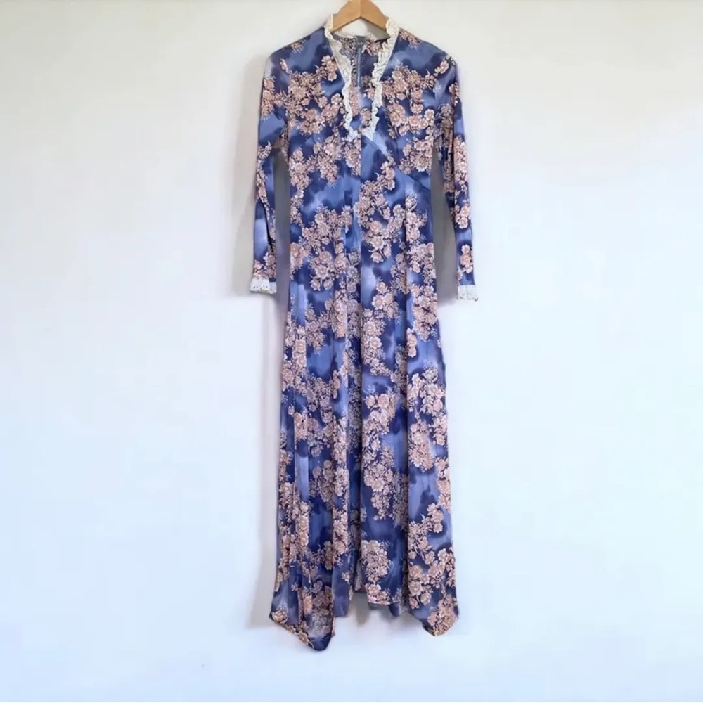 vintage slinky floral maxi